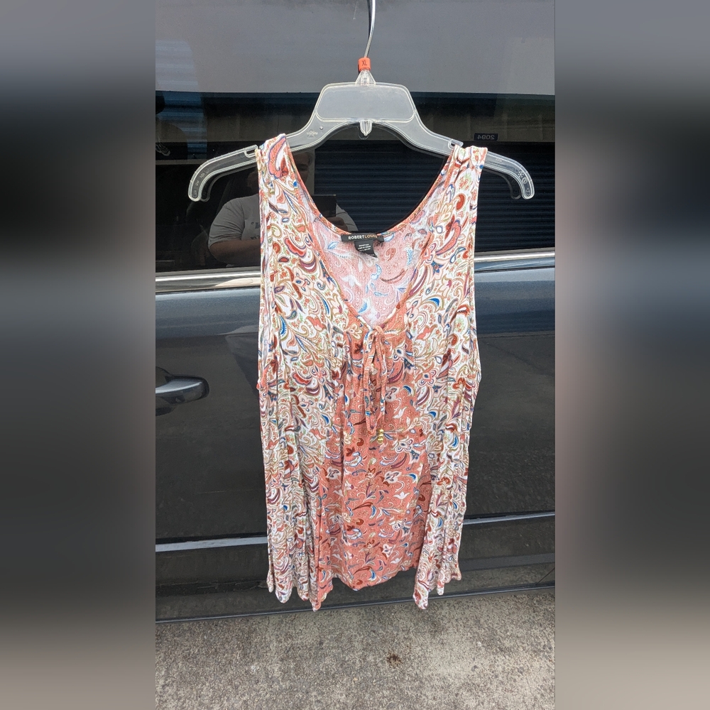Robert Louis Multicolor Paisley Women's Top